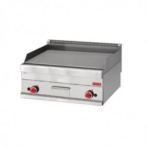 Gas griddle 650 with smooth chrome plate - Gastro M - Fourniresto
