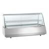 Professional refrigerated display case GN 3/1 with curved glass