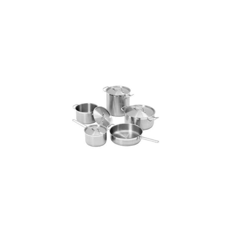 Set of 9 saucepans