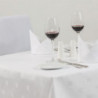 Valkoisia puuvillaisia lautasliinoja 450 x 450 mm - 10 kpl - Mitre Luxury - Fourniresto