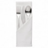 Valkoiset polyesterilautaset - 10 kappaleen erä - Mitre Essentials - Fourniresto