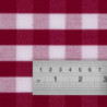 Rutig röd fyrkantig duk i polyester 1780 x 1780mm - Mitre Essentials - Fourniresto