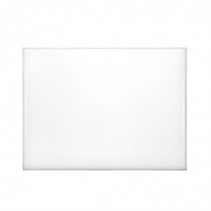 Small White Chopping Board - L 300 x W 225mm - Hygiplas