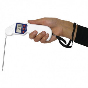 Thermomètre À Sonde Pliable Easytemp Blanc - Hygiplas - Fourniresto