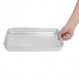 Baking dish in aluminum 320mm - Vogue - Fourniresto