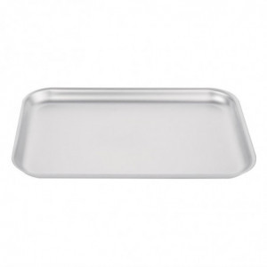 Aluminum Cooking Plate - L 370 x W 265mm - Vogue