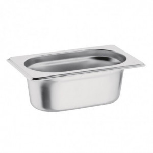 GN-behållare rostfritt stål GN 1/9 100mm - Vogue - Fourniresto