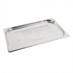Bac Gastronorm rostfritt stål perforerad GN 1/1 150mm - Vogue - Fourniresto
