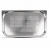 Bac Gastronorm rostfritt stål perforerad GN 1/1 150mm - Vogue - Fourniresto