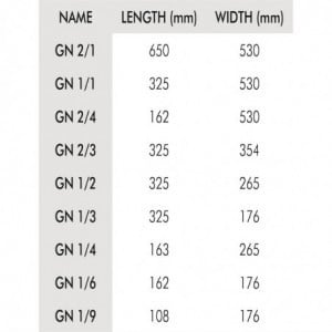 Bac Gastronorm rostfritt stål perforerad GN 1/1 150mm - Vogue - Fourniresto