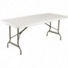 Folding white center table 1829mm - Bolero - Fourniresto