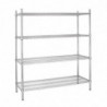 Modular Shelf 4 Levels-H 1840mm - Vogue - Fourniresto