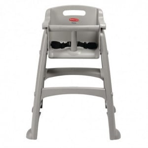 Staplingsbar hög stol platina - Rubbermaid - Fourniresto