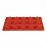 15 Pyramid Silicone Mould - Pavoni