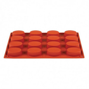 16 Oval Silicone Mould - GN 1/3 - Pavoni