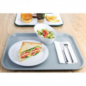 Plateau self-service 305 x 415mm gris - Olympia KRISTALLON - Fourniresto