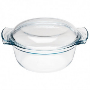 Round glass casserole dish 3.5L - Pyrex - Fourniresto