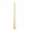 Bougies effilées 254mm ivoire - FourniResto - Fourniresto