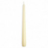 Tapered candles 254mm ivory - FourniResto - Fourniresto