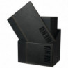 A4-menuselain musta säilytyslaatikolla - 20 kpl - Securit - Fourniresto