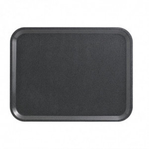 Smooth Laminated Capri Anthracite Tray 325Mm - Cambro - Fourniresto