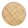 Round ash wood table Ø 60 cm - Bolero - Fourniresto