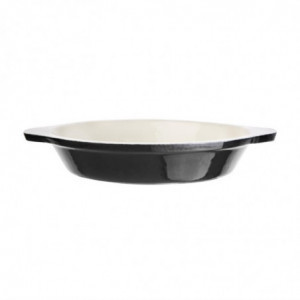 Round black gratin dish 750ml - Vogue - Fourniresto