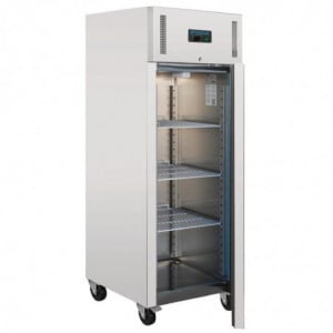 Kylskåp i rostfritt stål med en dörr - 650 L - Polar - Fourniresto