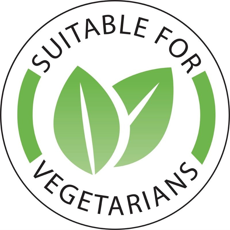 Etiketter Vegetariska Rätter - Paket med 1000 - Vogue