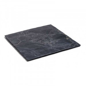 Square Plate "Stone" In Melamine - 285 X 285 Mm - Lacor