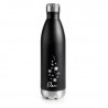 Flaska i svart rostfritt stål - 750 ml - Lacor