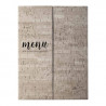 Goya Menu Cover In Faux Leather - A4 - Lacor