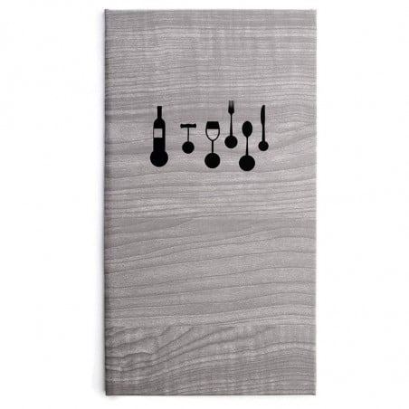 Wine List Holder Cassat In Leather - 160 X 285 Mm - Lacor