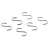 Stainless Steel Hooks for Wall Wardrobe - Set of 6