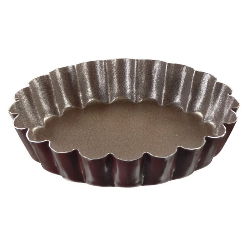 Pyöreä Aaltoreunainen Tartelettevuoka - Ø 100 mm - 6 kpl - TELLIER
