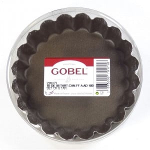 Pyöreä Aaltoreunainen Tartelettevuoka - Ø 100 mm - 6 kpl - TELLIER