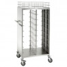 Trolley with Trays 443 x 343 mm and GN 1/1 Containers - 2 x 8 Levels