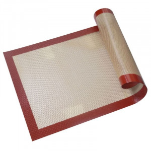 Tapis de Cuisson Toile de Verre et Silicone - 300 x 400 mm - Tellier