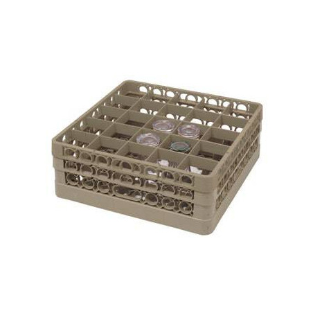 Casier de Lavage - 25 Cases - H 142 mm