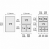 Bac Gastronormi GN 1/2 - 12,5 L - S 200 mm