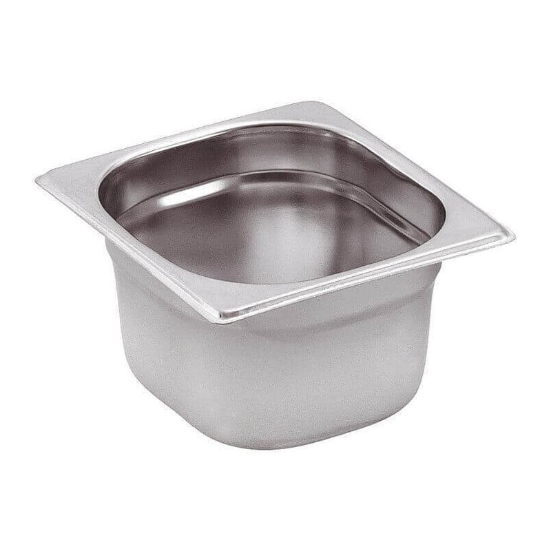Bac Gastro GN 1/6 Inox - Syvyys 65 mm - 1 L - FourniResto