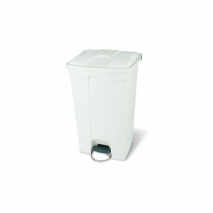 White 90 L Pedal Bin from the Probbax brand
