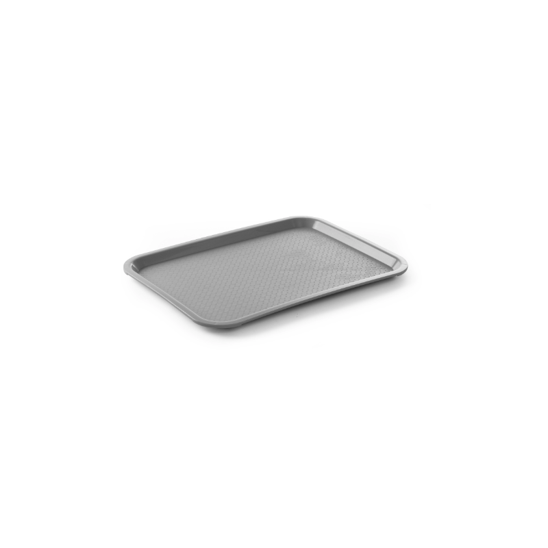 Plateau Rectangulaire Fast Food - Moyen 415 x 305 mm - Gris