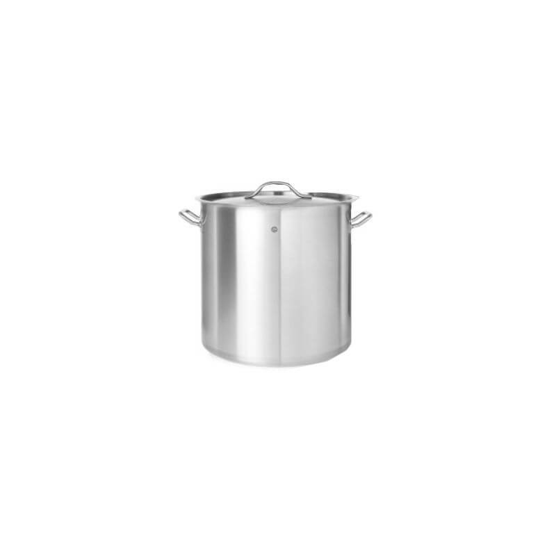 Professional Stockpot with Lid - Budget Line - 98 L