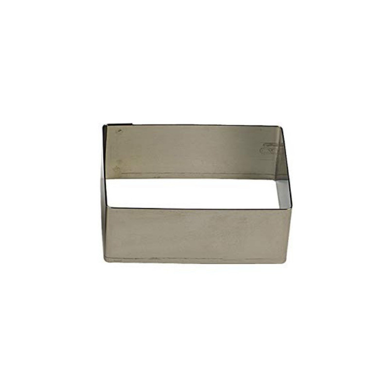 Stainless Steel Rectangle Cookie Cutter - 120 x 30 x 30 mm