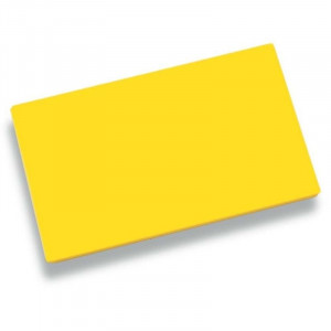 Muovinen keltainen levy - 600 x 400 mm