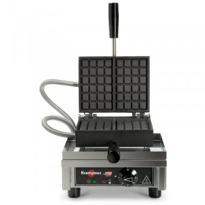 Professional Waffle Maker with 90° Opening - 4 x 6 Fruits
