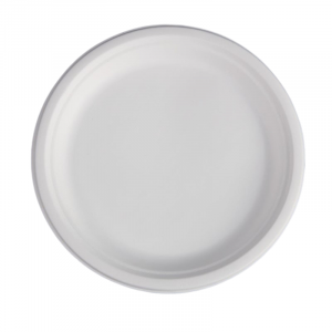 Runda tallrikar i bagasse - 26,1 cm - Paket med 50 - FourniResto