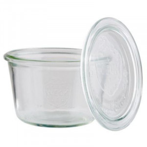 Verrine Weck i glas med lock - 370 ml - 3-pack