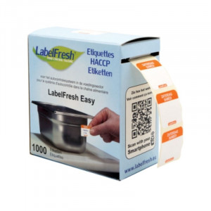 Jäljitettävyystarra Label FreshEasy - Lauantai - 30 x 25 mm - 1000 kpl:n erä